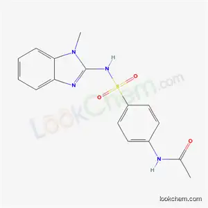 Molecular Structure of 193696-69-4 (N-{4-[(1-methyl-1H-benzimidazol-2-yl)sulfamoyl]phenyl}acetamide)