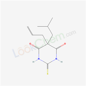 Dihydro-5-(2-methylpropyl)-5-isopropyl-2-thioxopyrimidine-4,6(1H,5H)-dione