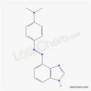 Molecular Structure of 18463-86-0 (4-[(1H-Benzimidazol-4-yl)azo]-N,N-dimethylbenzenamine)