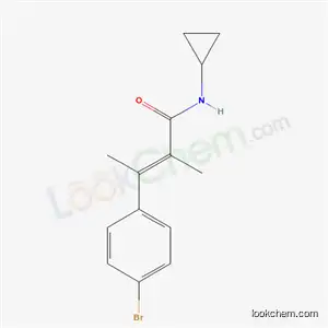 2-Butenamide, 3-(4-bromophenyl)-N-cyclopropyl-2-methyl-, (E)-