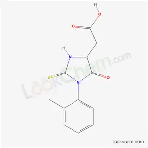 Molecular Structure of 62848-41-3 ([1-(2-methylphenyl)-5-oxo-2-thioxoimidazolidin-4-yl]acetic acid)