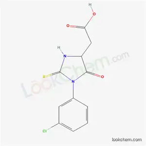 Molecular Structure of 62848-45-7 ([1-(3-chlorophenyl)-5-oxo-2-thioxoimidazolidin-4-yl]acetic acid)