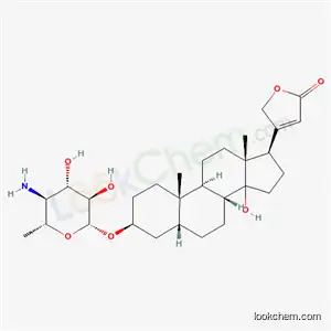 3-[(3S,5R,8R,9S,10S,13R,17R)-3-[(2R,3R,4S,5S,6R)-5-amino-3,4-dihydroxy-6-methyloxan-2-yl]oxy-14-hydroxy-10,13-dimethyl-1,2,3,4,5,6,7,8,9,11,12,15,16,17-tetradecahydrocyclopenta[a]phenanthren-17-yl]-2H-furan-5-one