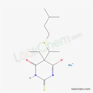 5-エチル-5-[1-(イソペンチルチオ)エチル]-2-ソジオチオ-4,6(1H,5H)-ピリミジンジオン