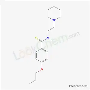 N-(2-피페리디노에틸)-p-프로폭시벤조티오아미드