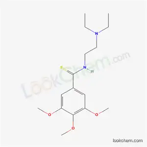 Molecular Structure of 69353-45-3 (N-[2-(Diethylamino)ethyl]-3,4,5-trimethoxybenzothioamide)