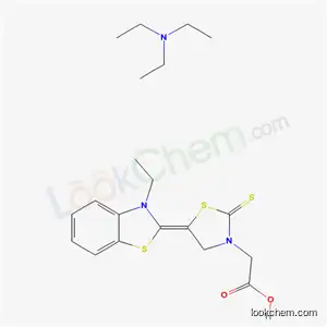 5-(3-エチルベンゾチアゾール-2(3H)-イリデン)-2-チオキソ-3-チアゾリジン酢酸/N,N-ジエチルエタンアミン,(1:1)