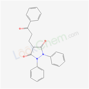 3,5-Pyrazolidinedione, 4-(3-oxo-3-phenylpropyl)-1,2-diphenyl-