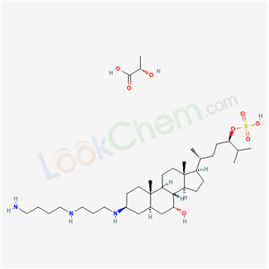 Best Offer(2S)-2-hydroxypropanoic acid - (3beta,5alpha,7alpha,24R)-3-({3-[(4-aminobutyl)amino]propyl}amino)-7-hydroxycholestan-24-yl hydrogen sulfate (1:1)