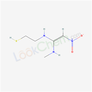 Ethanethiol, 2-[[1-(methylamino)-2-nitroethenyl]amino]-