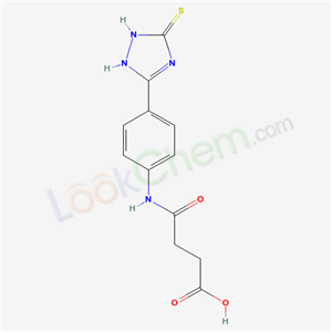 N-[p-(3-Mercapto-1H-1,2,4-triazol-5-yl)phenyl]succinamidic acid