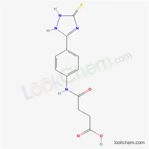 Molecular Structure of 4922-57-0 (N-[p-(3-Mercapto-1H-1,2,4-triazol-5-yl)phenyl]succinamidic acid)