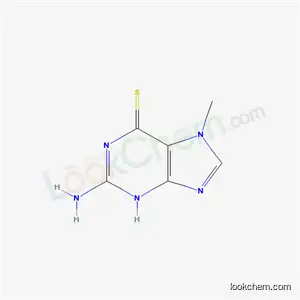 6H-Purine-6-thione, 1,7-dihydro-2-amino-7-methyl-