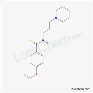 Molecular Structure of 32412-14-9 (p-Isopropoxy-N-(3-piperidinopropyl)thiobenzamide)