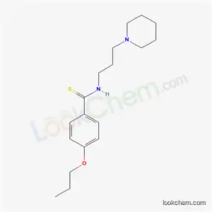 N-(3-피페리디노프로필)-p-(프로폭시)티오벤즈아미드