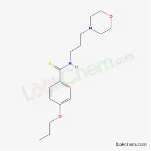 Benzamide, N-(3-morpholinopropyl)-p-propoxythio-