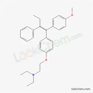 Molecular Structure of 35258-20-9 (N,N-diethyl-2-{4-[(1Z)-1-(4-methoxyphenyl)-2-phenylbut-1-en-1-yl]phenoxy}ethanamine)