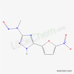 Molecular Structure of 41735-28-8 (N-Methyl-3-(5-nitrofuran-2-yl)-N-nitroso-1H-1,2,4-triazol-5-amine)