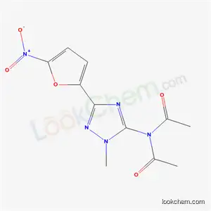 s-Triazole, 5-(diacetylamino)-1-methyl-3-(5-nitro-2-furyl)-