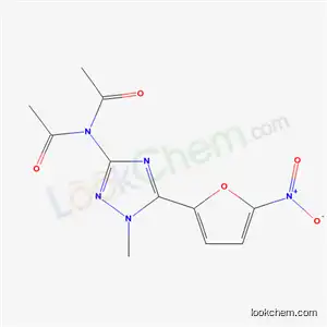 Molecular Structure of 41735-44-8 (N-acetyl-N-[1-methyl-5-(5-nitrofuran-2-yl)-1H-1,2,4-triazol-3-yl]acetamide)