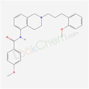 Benzamide, 4-methoxy-N-(1,2,3,4-tetrahydro-2-(3-(2-methoxyphenyl)propyl)-5-isoquinolinyl)-