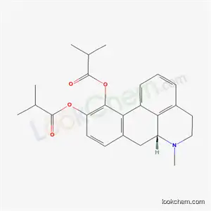 Molecular Structure of 42337-29-1 ((6aR)-6-methyl-5,6,6a,7-tetrahydro-4H-dibenzo[de,g]quinoline-10,11-diyl bis(2-methylpropanoate))