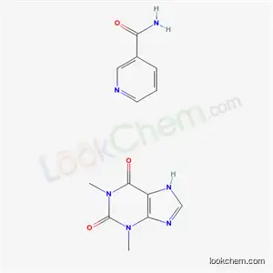 Molecular Structure of 42581-41-9 (pyridine-3-carboxamide - 1,3-dimethyl-3,7-dihydro-1H-purine-2,6-dione (1:1))