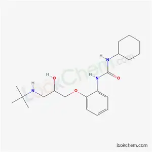 N-Cyclohexyl-N'-(2-(3-((1,1-dimethylethyl)amino)-2-hydroxypropoxy)phenyl)urea