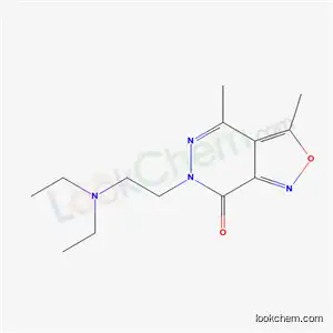 Molecular Structure of 51244-53-2 (6-[2-(diethylamino)ethyl]-3,4-dimethylisoxazolo[3,4-d]pyridazin-7(6H)-one)