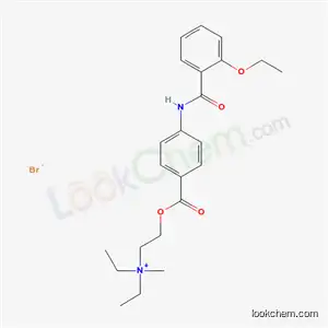 Molecular Structure of 51444-53-2 (2-{[(4-{[(2-ethoxyphenyl)carbonyl]amino}phenyl)carbonyl]oxy}-N,N-diethyl-N-methylethanaminium bromide)