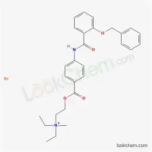 Diethylmethyl(2-(4-(2-benzyloxybenzamido)benzoyloxy)ethyl)ammonium bromide