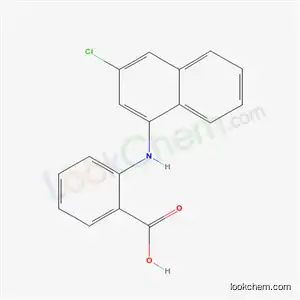 Molecular Structure of 51671-05-7 (2-[(3-chloronaphthalen-1-yl)amino]benzoic acid)