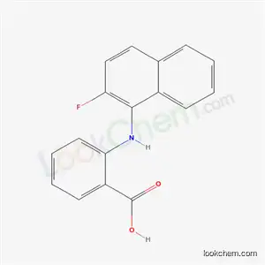 Molecular Structure of 51671-18-2 (2-[(2-fluoronaphthalen-1-yl)amino]benzoic acid)