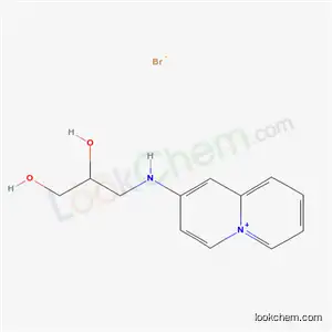 Molecular Structure of 52074-72-3 (2-[(2,3-dihydroxypropyl)amino]quinolizinium bromide)