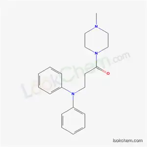 Piperazine, 1-(3-(diphenylamino)propionyl)-4-methyl-