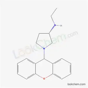 Molecular Structure of 52963-47-0 ((3S)-N-Ethyl-1-(9H-xanthen-9-yl)-3-pyrrolidinamine)