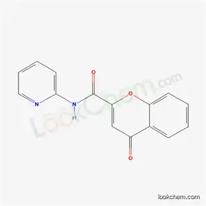 Molecular Structure of 53603-56-8 (4-oxo-N-pyridin-2-yl-4H-chromene-2-carboxamide)