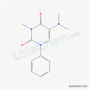 Molecular Structure of 53727-38-1 (5-(Dimethylamino)-3-methyl-1-phenyluracil)