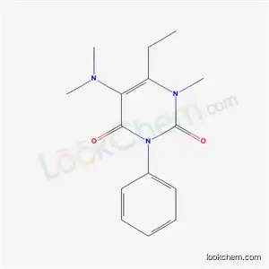 Molecular Structure of 53727-42-7 (5-(Dimethylamino)-6-ethyl-1-methyl-3-phenyluracil)