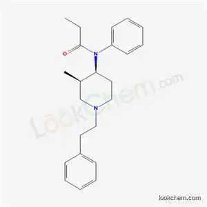 Molecular Structure of 53758-22-8 (N-[(3R,4S)-3-methyl-1-(2-phenylethyl)piperidin-4-yl]-N-phenylpropanamide)