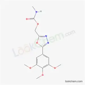 Molecular Structure of 54014-38-9 ([5-(3,4,5-trimethoxyphenyl)-1,3,4-oxadiazol-2-yl]methyl methylcarbamate)