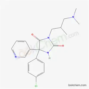 Hydantoin, 5-(p-chlorophenyl)-3-(3-(dimethylamino)-2-methylpropyl)-5-(3-pyridyl)-