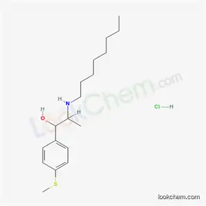 Benzyl alcohol, 4-(methylthio)-alpha-(1-(octylamino)ethyl)-, hydrochloride