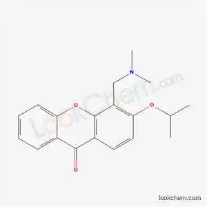 Molecular Structure of 58766-38-4 (4-(Dimethylamino)methyl-3-isopropoxy-9H-xanthen-9-one)