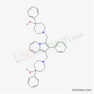1,1′-[(2-フェニル-1,3-インドリジンジイル)ビス(メチレン)]ビス(4-フェニル-4-ピペリジノール)