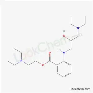 Molecular Structure of 58980-56-6 (2-(diethylamino)ethyl 2-{[3-(diethylamino)-2-hydroxypropyl]amino}benzoate)