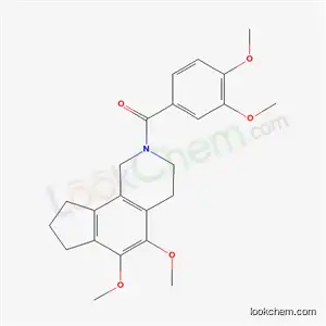 1H-Cyclopent(h)isoquinoline, 2,3,4,7,8,9-hexahydro-5,6-dimethoxy-2-(3,4-dimethoxybenzoyl)-