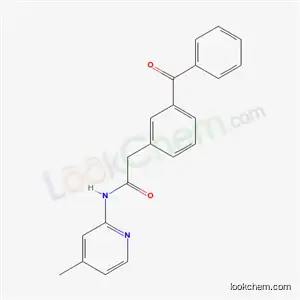 2-(Benzoylphenyl)-N-(4-methyl-2-pyridyl)acetamide