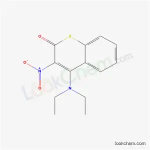 Molecular Structure of 59647-31-3 (4-(diethylamino)-3-nitro-2H-thiochromen-2-one)
