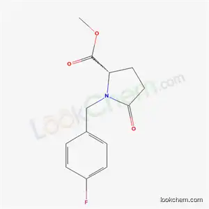 Molecular Structure of 59749-17-6 (methyl 1-(4-fluorobenzyl)-5-oxo-L-prolinate)